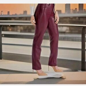 🌟 Joie Limited Edition Faux Leather Pants  Size 8